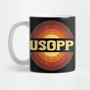 Vintage Proud Name Usopp Birthday Gifts Circle Mug